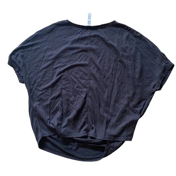 Athleta Black Oversized Asymmetric Dolman Tee Shirt Womens Small - Picture 6 of 6